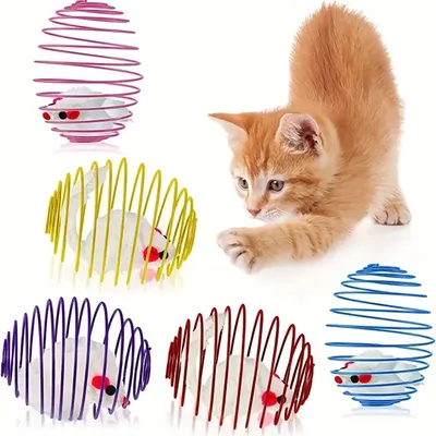 IntiMeg Juego de juguetes de ratón de peluche