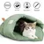 IntiMeg Lit pour chat en forme de nid de feuilles IntiMeg Lit pour chat en forme de nid de feuilles