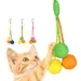 ZenPets Jouet pour chat en forme de balle en sisal suspendue