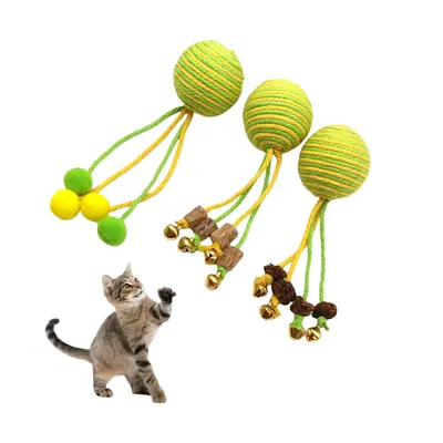 ZenPets Balle de jeu pour chat en coton