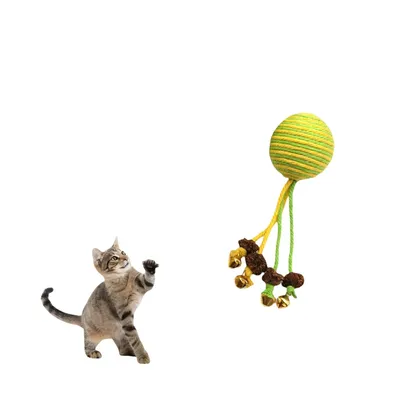 ZenPets Balle de jeu pour chat en coton