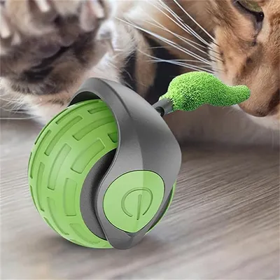 IntiMeg Balle interactive pour chats et chiens - 360°