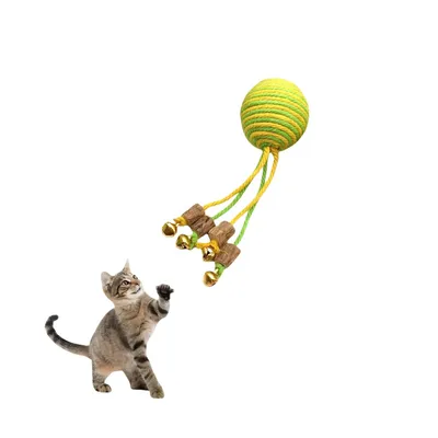 ZenPets Balle de jeu pour chat en coton