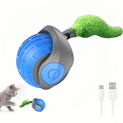IntiMeg Balle interactive pour chats et chiens - 360°