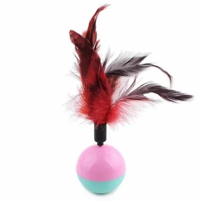 ZenPets Jouet pour chat Gobelet à plumes