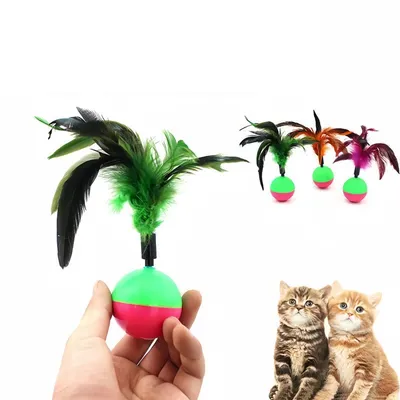 ZenPets Jouet pour chat Gobelet à plumes