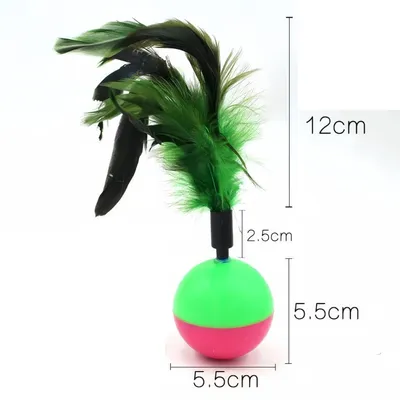 ZenPets Jouet pour chat Gobelet à plumes