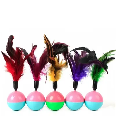 ZenPets Jouet pour chat Gobelet à plumes